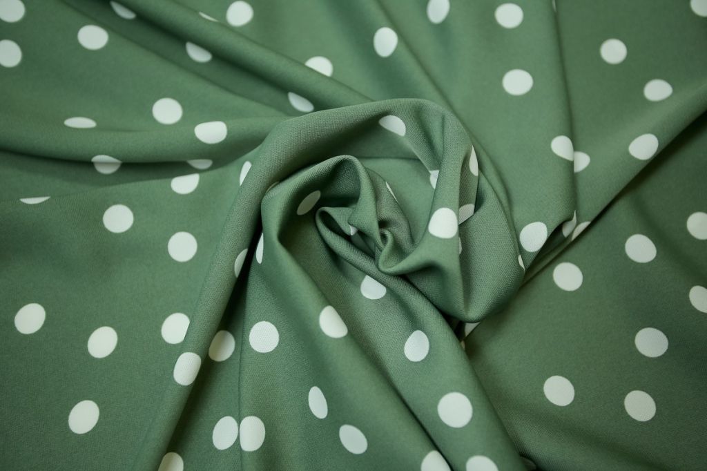 Креп горох фисташка