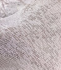 Трикотаж тонкая вязка серебро розовый