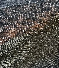 Трикотаж тонкая вязка серебро черный