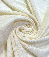 Трикотаж рубчик меланж айвори