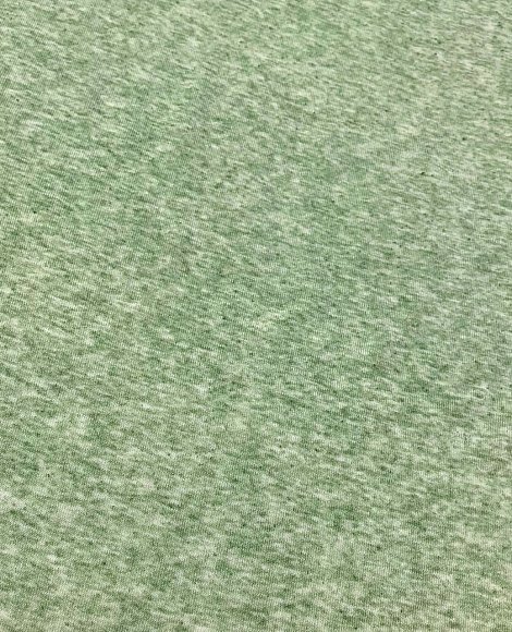 Трикотаж тонкий меланж яр.зеленый
