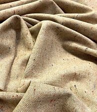 Костюмный твид меланж цветн. св. беж