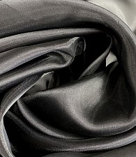 Плотная органза черная